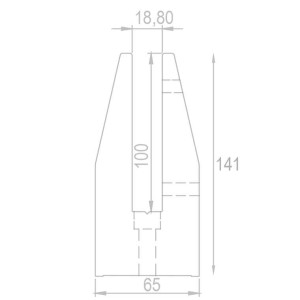 Cam Ayağı Elips 22 75 140 mm