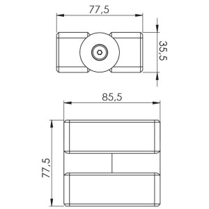 80×30 Dik Açılı Dirsek (Kaynaklı)