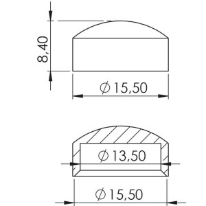 14x14 Kare Vida Gizleme Tapası