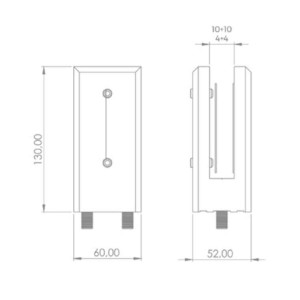 Cam Tutucu 22 60 130 mm
