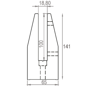 Cam Ayağı 18 55 100 mm